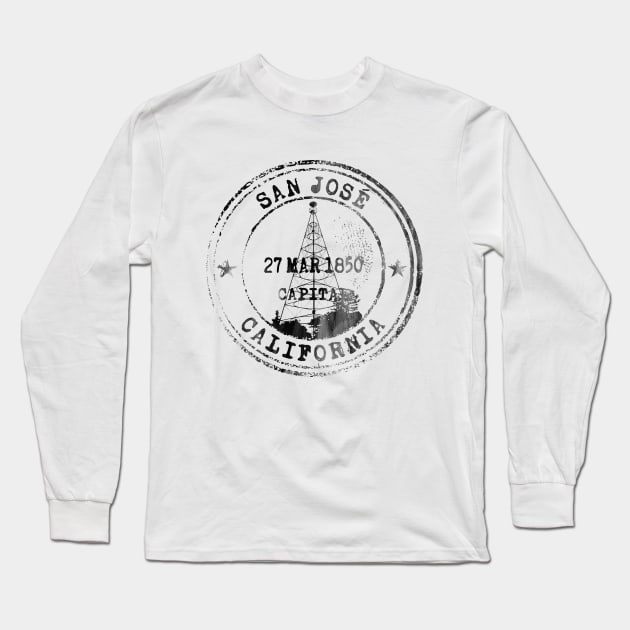 San Jose Long Sleeve T-Shirt by KnuckleTonic